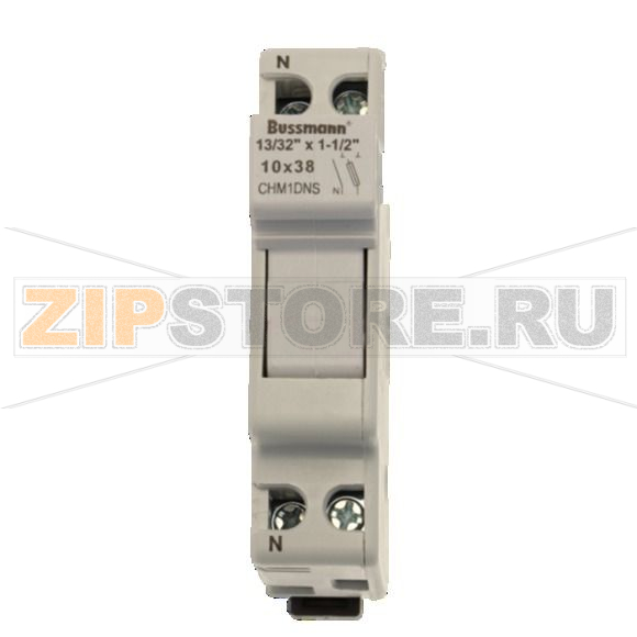 Держатель предохранителя, 32 A, AC 690 В, 10x38 мм, 1P + N, UL, IEC Eaton 1P&Neutral 10X38MFH30A 
