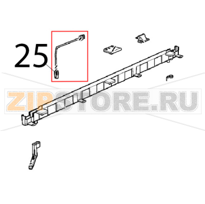 Cavo alimentazione barra LED 1 MT Unox XBC 615EG Cavo alimentazione barra LED 1 MT Unox XBC 615EGЗапчасть на деталировке под номером: 25
