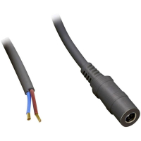 Гнездо низковольтное 2.5 мм, 5.5 мм, 0.3 м, 1 шт TRU Components TC-2511306