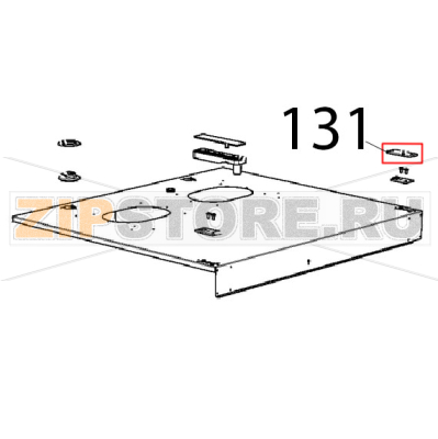 Piastrina coprifori Unox XBC 615EG Piastrina coprifori Unox XBC 615EGЗапчасть на деталировке под номером: 131