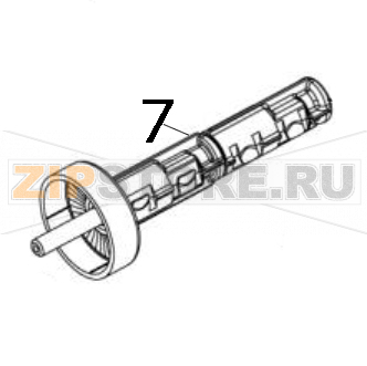 Шпиндель подачи этикет-ленты TSC ML240 Шпиндель подачи этикет-ленты для принтера TSC ML240Запчасть на деталировке под номером: 7