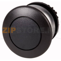 Кнопка, черная: 1 шт Eaton M22-DP-S