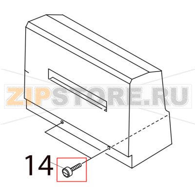 Cover holding screw TL-233 Toshiba TEC B-SX5T-TS12/22-QP Cover holding screw TL-233 Toshiba TEC B-SX5T-TS12/22-QPЗапчасть на деталировке под номером: 14