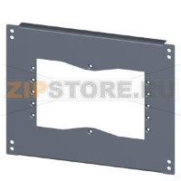 SIVACON, base, with cutouts for flanges, IPXX, T: 400 mm, W: 400 mm, zinc-plated Siemens 8MF1044-2UB52-0