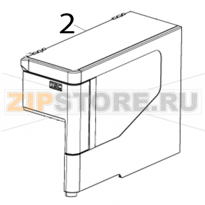 Media cover assembly TSC MX240P Media cover assembly TSC MX240PЗапчасть на деталировке под номером: 2