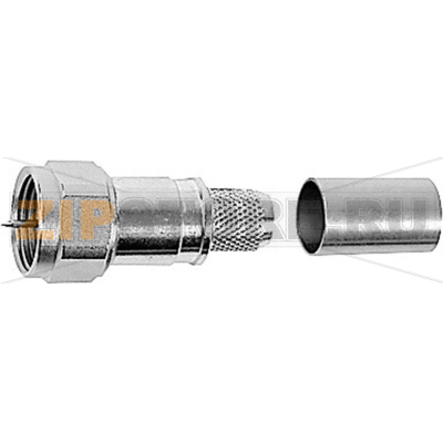 Разъем F, 75 Ом, 1 шт Telegärtner J01600A0010 