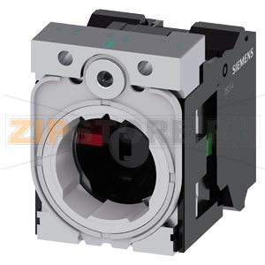 держатель, тройной, металл, 1 НО, 1 НЗ, светодиодный модуль, цвет: желтый, 24 В AC/DC, пружинная клемма Siemens 3SU1551-1AB30-3MA0 