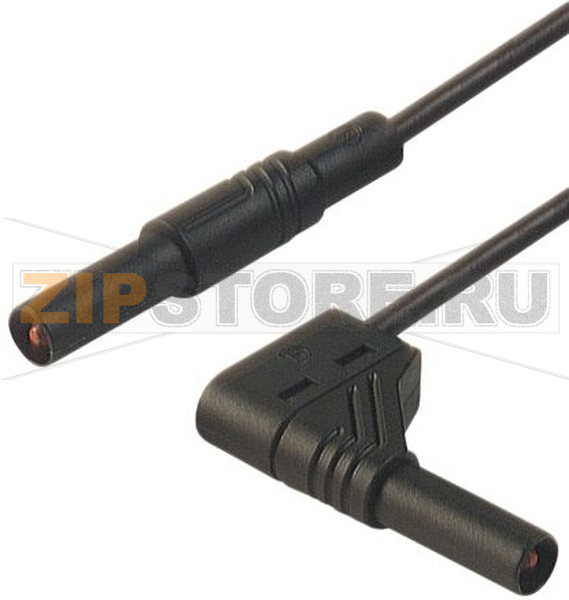 Провод испытательный 1 м, 16 A, 1000 В/AC/DC, черный Hirschmann 934182100 