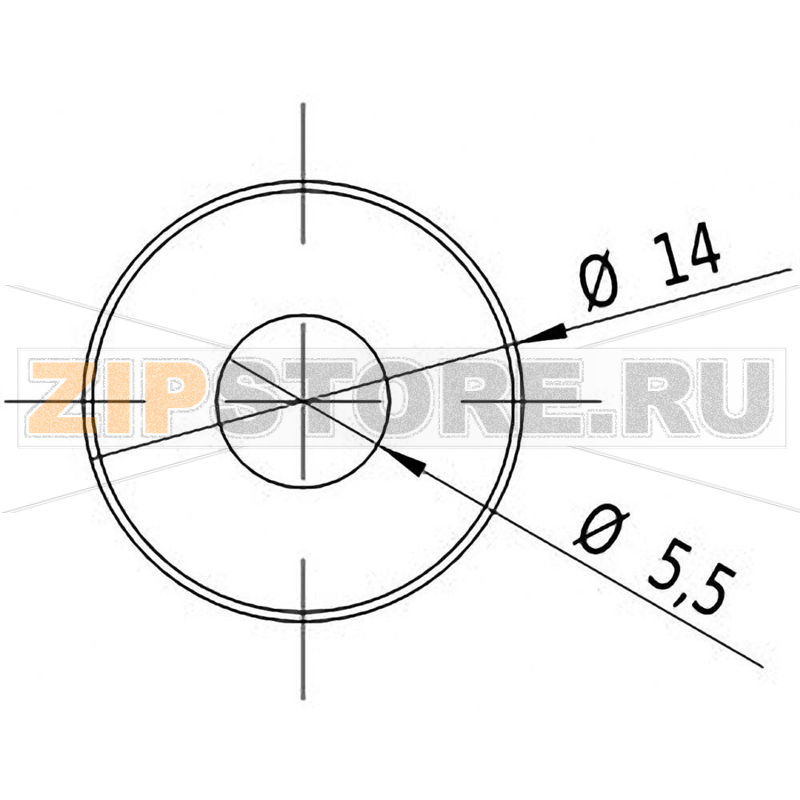 Модуль лазерный, красный, 1 МВт Picotronic DB635-1-3-FA(14x45)-ADJ 