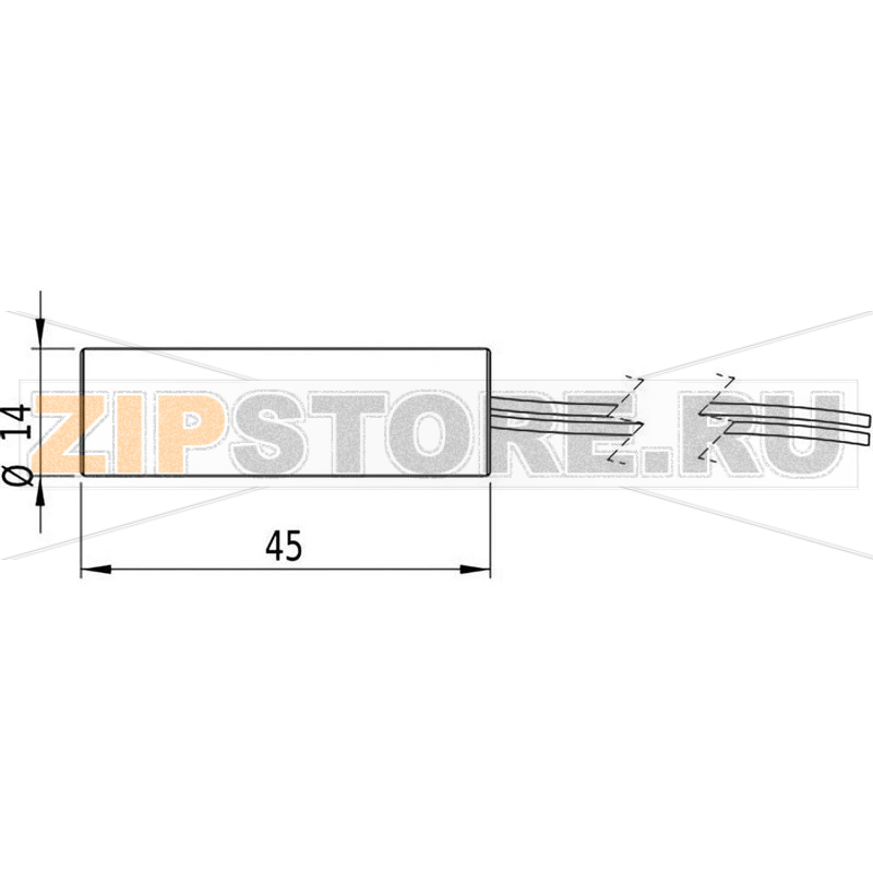 Модуль лазерный, красный, 1 МВт Picotronic DB635-1-3-FA(14x45)-ADJ 