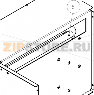 Resistenza alettata 3000W Imesa ES 10                                  Resistenza alettata 3000W Imesa ES 10Запчасть на сборочном чертеже под номером: 8Название запчасти на итальянском языке: Resistenza alettata 3000W Imesa ES 10