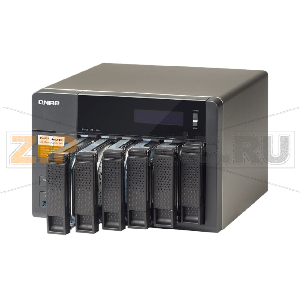 Накопитель сетевой QNAP TS-653A 