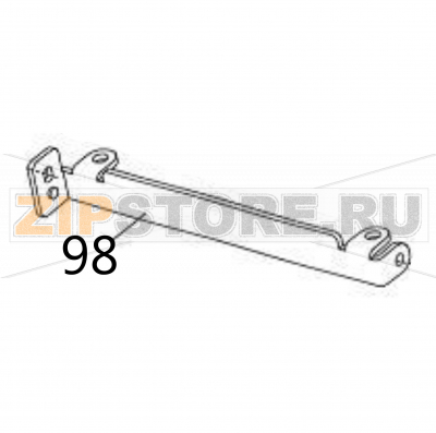 PCB Bracket Sato DR308e PCB Bracket Sato DR308eЗапчасть на деталировке под номером: 98Название запчасти на английском языке: PCB Bracket Sato DR308e.