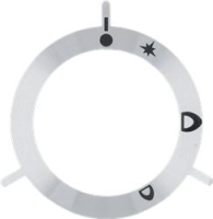 SELF-ADHESIVE DISC WITH PILOT SYMBOL