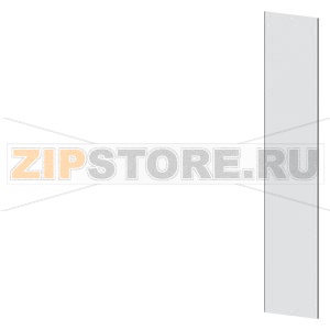 SIVACON, side panel / rear panel, Closed, EMC, IP40, H: 2200 mm, W: 400 mm, RAL 7035 Siemens 8MF1240-2UW62-1B 