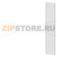SIVACON, side panel / rear panel, Closed, EMC, IP40, H: 2200 mm, W: 400 mm, RAL 7035 Siemens 8MF1240-2UW62-1B