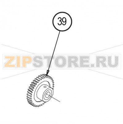 Шестерня 40 зубцов Datamax W-6308 Шестерня 40 зубцов Datamax W-6308Запчасть на сборочном чертеже под номером: 39Количество запчастей в комплекте: 1Название запчасти Datamax на английском языке: Gear, 40 Teeth     