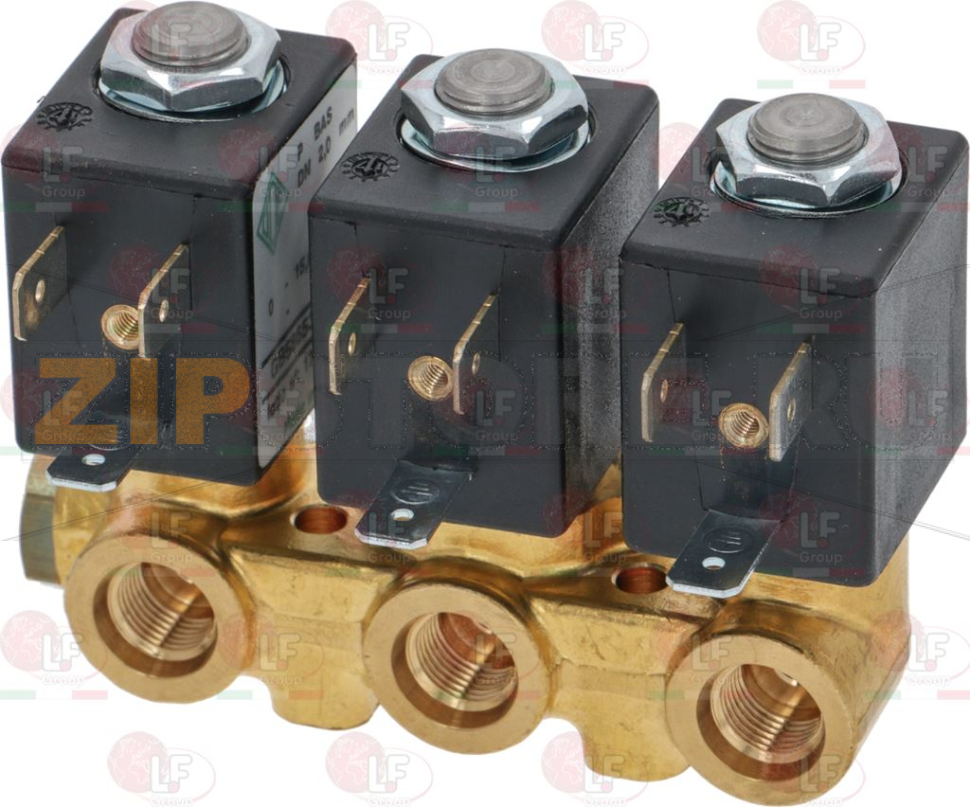КОМПЛЕКТ 3 СОЛЕНОИДНЫХ КЛАПАНОВ ODE Ø 1/8" 24VDC 