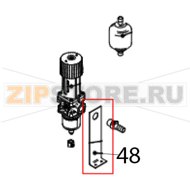Кронштейн Abat ЛГ-1200Ч-02 Кронштейн Abat ЛГ-1200Ч-02Запчасть на деталировке под номером: 48