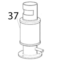 Worm tube and spout kit Scotsman AF 124
