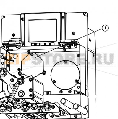 Крышка намотчика Datamax A-4408 LH Крышка намотчика Datamax A-4408 LHЗапчасть на сборочном чертеже под номером: 1Название запчасти Datamax на английском языке: COVER RIBBON TAKE-UP