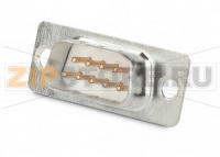 Hyperline CON-DSUB9-F-SLD Разъем D-SUB, 9 контактов, мама (female), под пайку