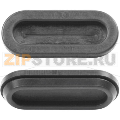 Зажим кабельный с продольным отверстием, Ø: 26.6 мм, PVC, черный, 1 шт PB Fastener 1028-01 