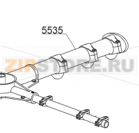 Tubo lavaggio destro Ø28 DIHR GS 50