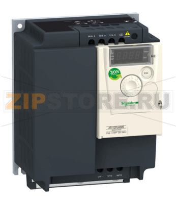 Преобразователь частоты 3 кВт, 240 В, 3 фазы Schneider Electric ATV12PU30M3 