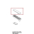 Cap for door upper stirrup Unox XVC 505