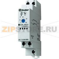 Реле времени, 0.1 с - 20 ч Finder 80.11.0.240.0000