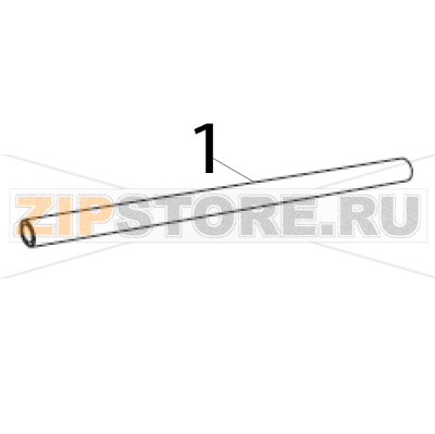 Upper ribbon guide roller RH and LH Zebra 170PAX4 Upper ribbon guide roller RH and LH Zebra 170PAX4Запчасть на деталировке под номером: 1