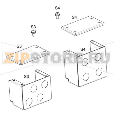 Комплект для крепления кабеля Schneider Electric VW3A31812 
