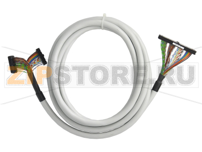 Подготовленный круглый кабель (для Emerson Delta V) Phoenix Contact FLK 50/2FLK20/EZ-DR/300/DV с двумя 20-контактными и одним 50-контактным разъемом с пружинными зажимами. Кабель предназначен для соединения двух 32-канальных модулей. Длина кабеля: 3 м.Минимальный заказ: 1 шт.Упаковка: 1 шт.