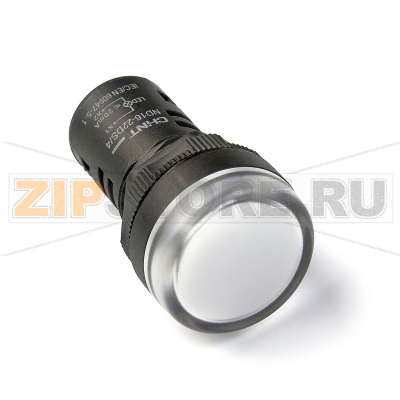 Лампа сигнальная 24 В, 22 мм, IP65, белая Chint ND16-22DS/2C 