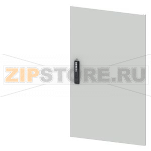 ALPHA 630 DIN, Replacement door right door for cabinet W=800 mm, H=1950 mm complete door incl. lock and bar rods, RAL7035 Door width 275 mm Siemens 8GK9513-8KK40 