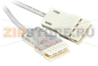 Hyperline PC-110-110-4P-C6-2M-GY Патч-корд 110 тип-110 тип, 4 пары, Cat.6, 2 м 