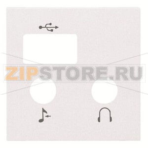 Накладка для медиа-комбайна, альпийский белый ABB 2CLA226830N1101 