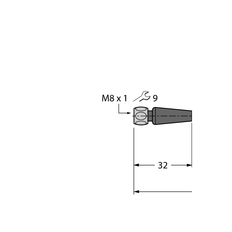 Кабель PVC Turck PKGH4M-10/TFE 