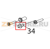 Drive pin Zebra TTP-2030 Drive pin Zebra TTP-2030Запчасть на деталировке под номером: 34