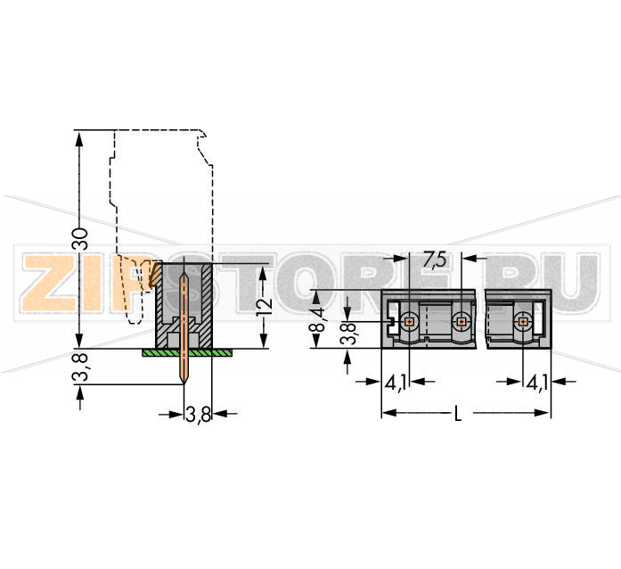 MCS MIDI Classic Вилка THT; 1.2 x 1.2 mm solder pin; прямые; Шаг контактов 7,5 мм; 10-пол.; серые Wago 231-270/046-000 Исполнение с выводами под запрессовку обеспечивает крепление к печатной плате без пайки100% защита от неправильного подсоединенияВозможны варианты кодировки...