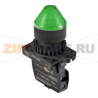 Лампа сигнальная, Ø отверстия: 22/25 мм Autonics L2RR-L2GDM