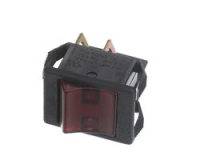 SW,RKR DPDT W/LAMP 120V R