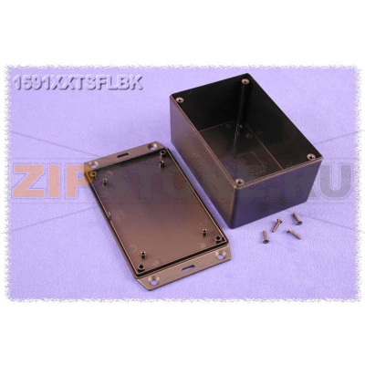 Корпус 123x83x60 мм, материал: пластик, черный, 1 шт Hammond 1591XXTSFLBK 
