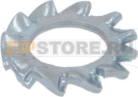 TOOTHED WASHER ø 4.3x8x1.5 mm