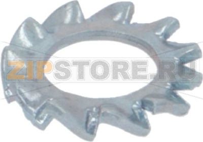 TOOTHED WASHER ø 4.3x8x1.5 mm 