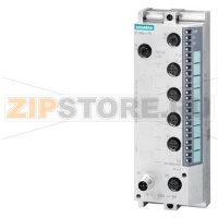 SIMATIC DP, СТАНЦИЯ РАСПРЕДЕЛЁННОЙ ПЕРИФЕРИИ PROFINET ET 200ECO PN: 4AО 4 U/I, 4 АНАЛОГОВЫХ ВЫХОДА (ТОК/ НАПРЯЖЕНИЕ)  8 X M12, СТЕПЕНЬ ЗАЩИТЫ IP68 Siemens 6ES7145-6HD00-0AB0