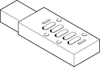 Плита промежуточная Festo MUH-ZP-D-3-L-24G