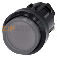 АКТУАТОР КНОПКИ С ВОЗМОЖНОСТЬЮ ПОДСВЕТКИ, 22MM, КРУГЛ., ПЛАСТИК, CLEAR, RAISED BUTTON, БЕЗ ФИКСАЦИИ Siemens 3SU1001-0BB70-0AA0