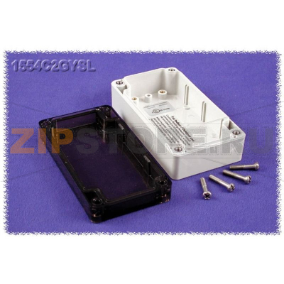 Корпус 120x65x40 мм, материал: поликарбонат, серый, 1 шт Hammond 1554C2GYSL 
